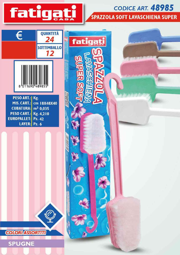 FATIGATI SPAZZOLA SOFT LAVASCHIENA SUPER ART.48985 FATIGATI SPAZZOLA SOFT LAVASCHIENA SUPER ART.48985
