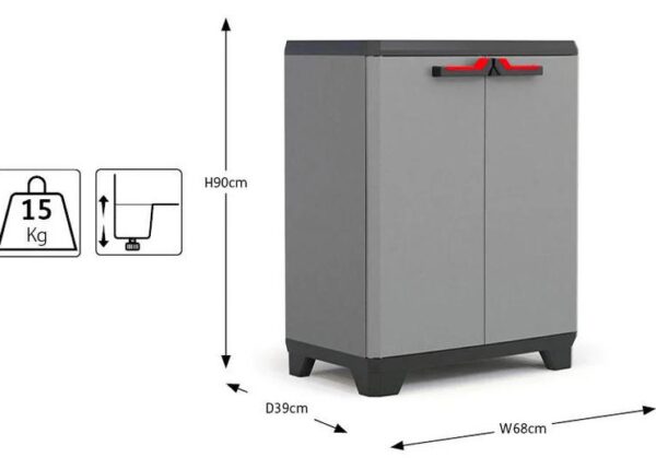 STILO ARMADIO BASSO 1 RIPIANO 68X39CM H9OCM