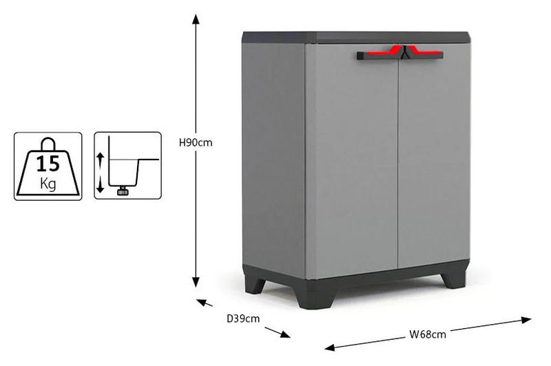 STILO ARMADIO BASSO 1 RIPIANO 68X39CM H9OCM STILO ARMADIO BASSO 1 RIPIANO 68X39CM H9OCM