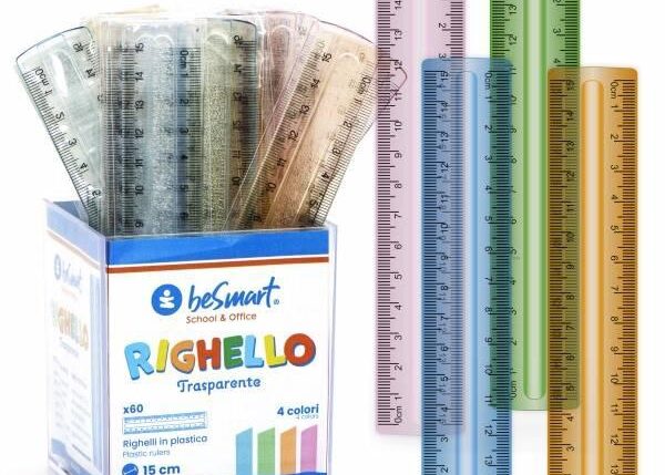 RIGHELLO 15CM IN PVC PZ 4COL.ASS ART.01050241