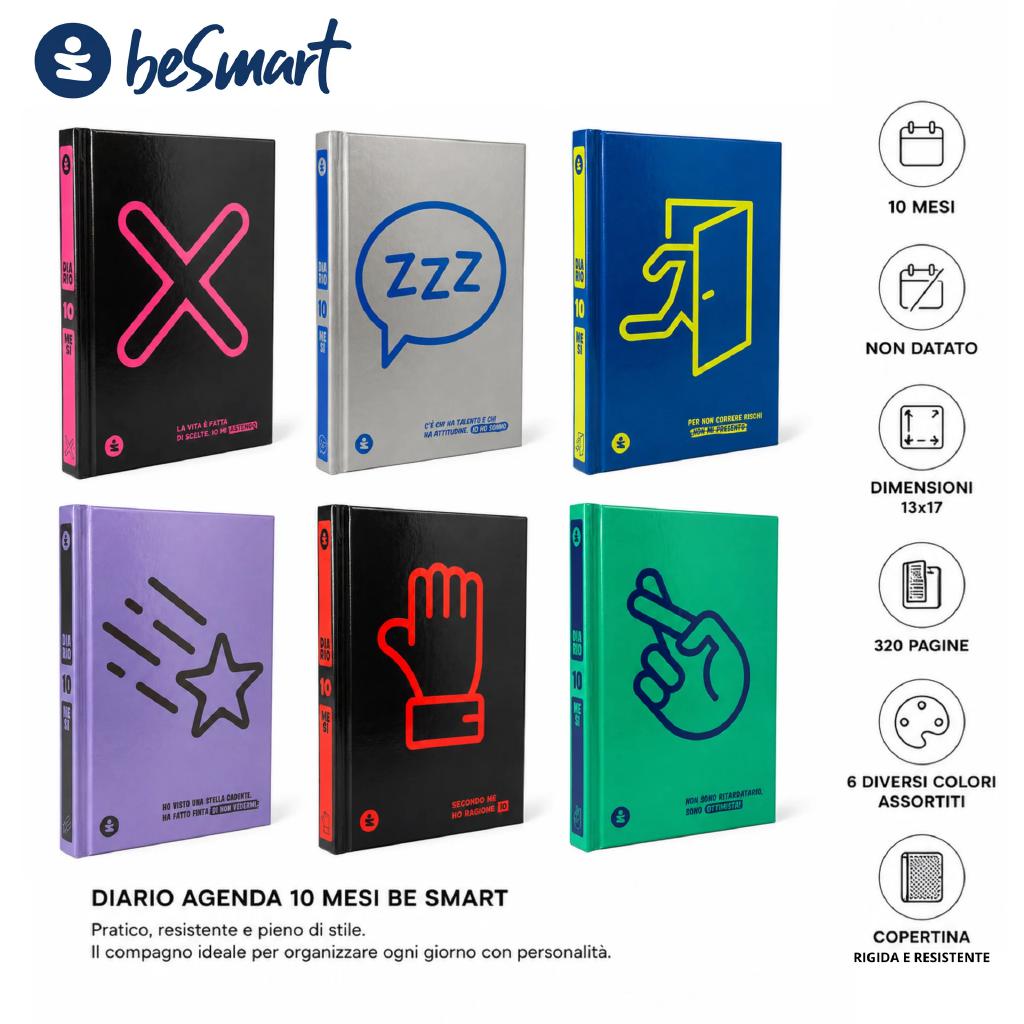 DIARIO AGENDA 10 MESI REVIVAL BE SMART ART.06971664 DIARIO AGENDA 10 MESI REVIVAL BE SMART ART.06971664