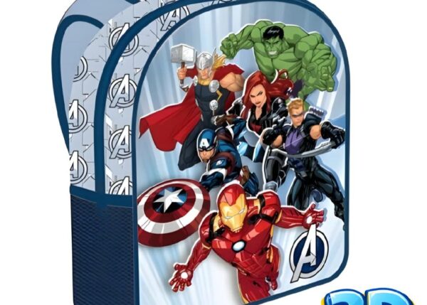ZAINO ASILO 3D 31CM AVENGERS ART.06971671