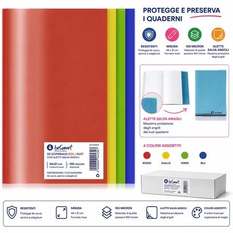 COPRIMAXI COLORATO CON ALETTE SALVA ANGOLI BE SMART CF.20PZ ART.00100103 COPRIMAXI COLORATO CON ALETTE SALVA ANGOLI BE SMART CF.20PZ ART.00100103