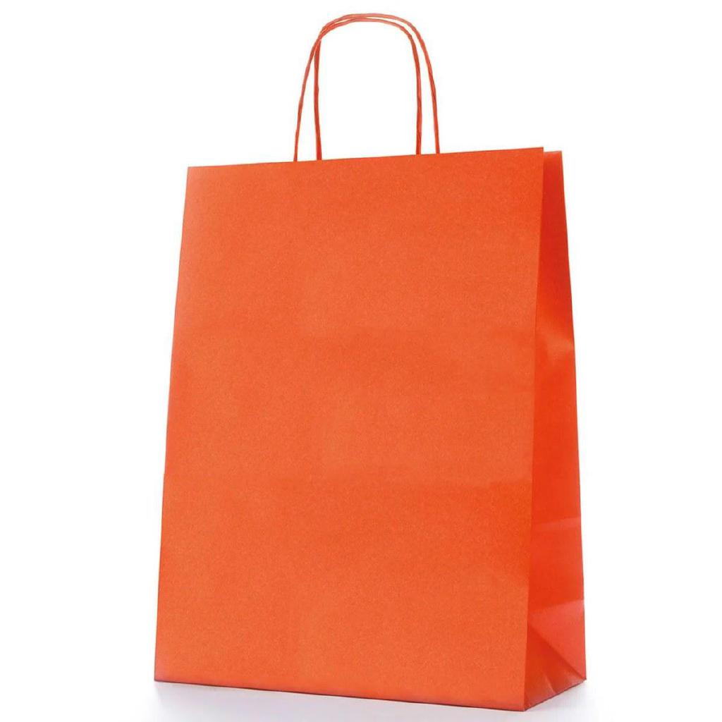 BUSTA REGALO CARTA KRAFT ORANGE 22X10X29 90GR FSC 25PZ BUSTA REGALO CARTA KRAFT ORANGE 22X10X29 90GR FSC 25PZ