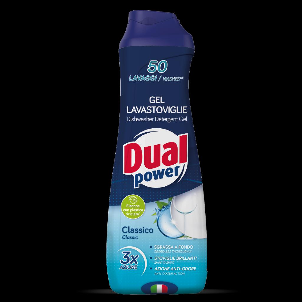 DUALPOWER GEL LAVASTOVIGLIE 50LAV.1LT CLASSICO DUALPOWER GEL LAVASTOVIGLIE 50LAV.1LT CLASSICO
