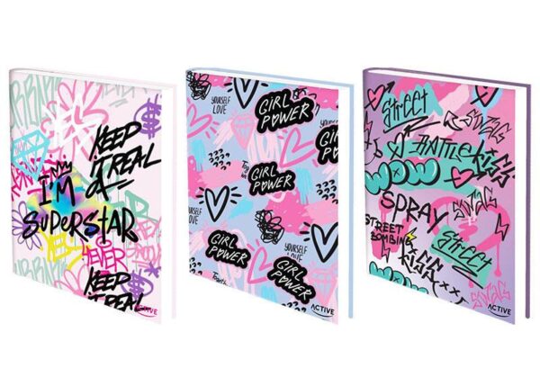 DIARIO ACTIVE POCKET TRENDY GIRL ART.D42565