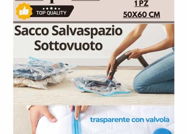 SACCO SALVASPAZIO SOTTOVUOTO 50X60CM 1PZ