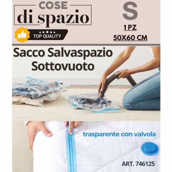 SACCO SALVASPAZIO SOTTOVUOTO 50X60CM 1PZ SACCO SALVASPAZIO SOTTOVUOTO 50X60CM 1PZ