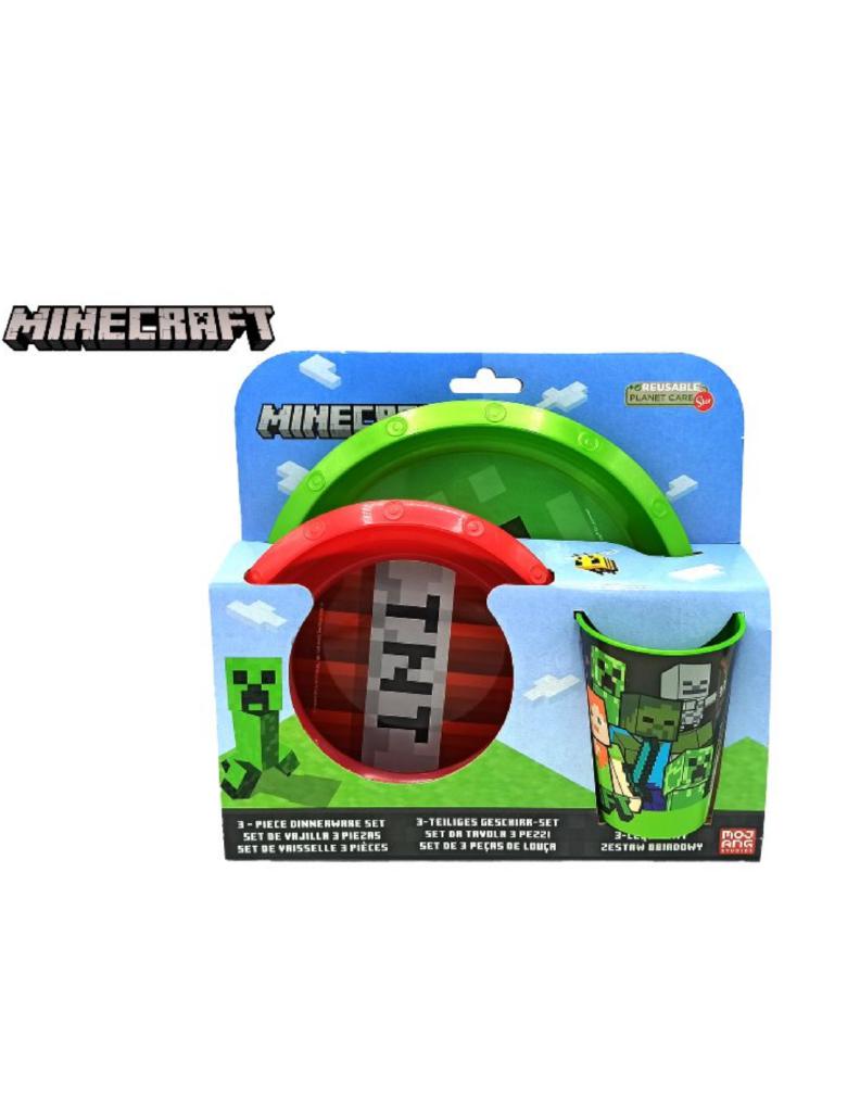 MINECRAFT SET PAPPA 3PZ EOL40415 MINECRAFT SET PAPPA 3PZ EOL40415