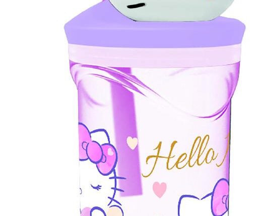 HELLO KITTY BICCHIERE CON CANNUCCIA 3D- ART.81766