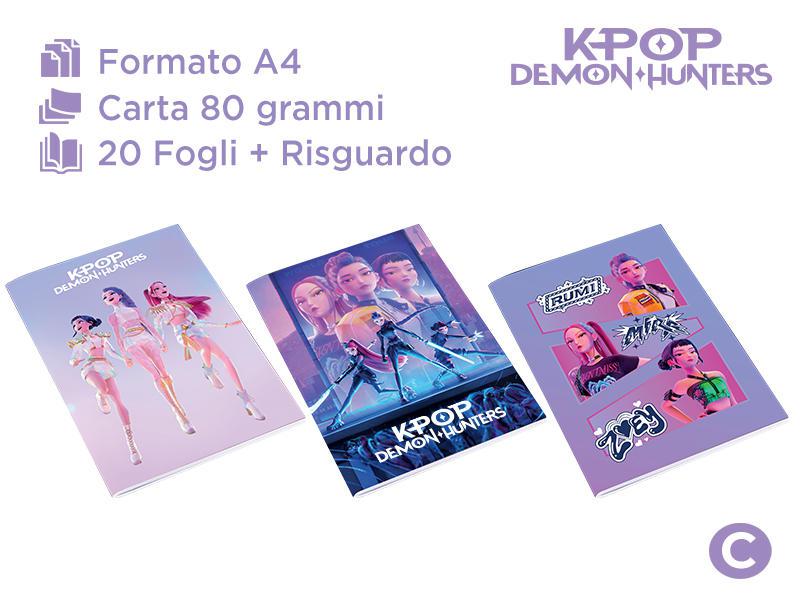 MAXI QUADERNO 20FG 80GR C K-POP DEMON HUNTERS ART.5326112487C MAXI QUADERNO 20FG 80GR C K-POP DEMON HUNTERS ART.5326112487C