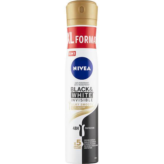NIVEA DEODORANTE SPRAY 200ML B&W INVISIBLE SILKY SMOOTH NIVEA DEODORANTE SPRAY 200ML B&W INVISIBLE SILKY SMOOTH
