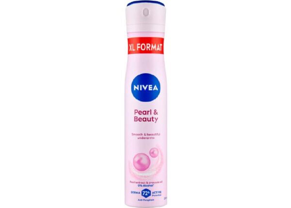 NIVEA DEODORANTE SPRAY 200ML B&W PEARL&BEAUTY