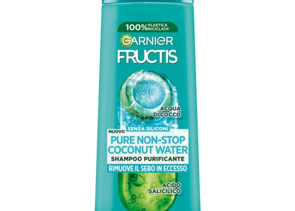 FRUCTIS SHAMPOO 250ML C/GRASSI PURE NO STOP