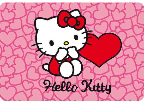 HELLO KITTY TOVAGLIETTA IN TESSUTO SPUGNA 40X30CM
