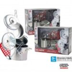 SET CUCINA IN ACCIAIO 8PZ ART.100530