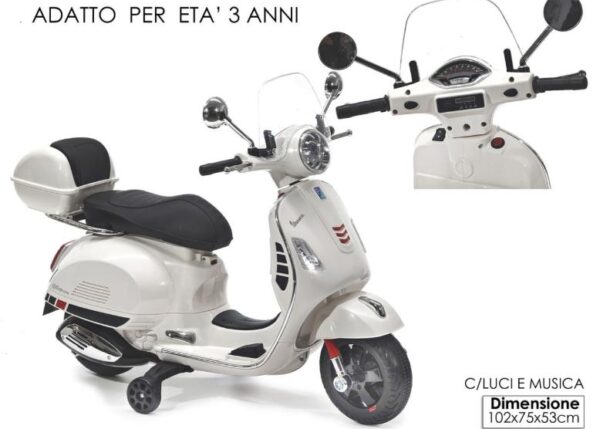VESPA GTS ELETTRICA BIANCA ART.520314