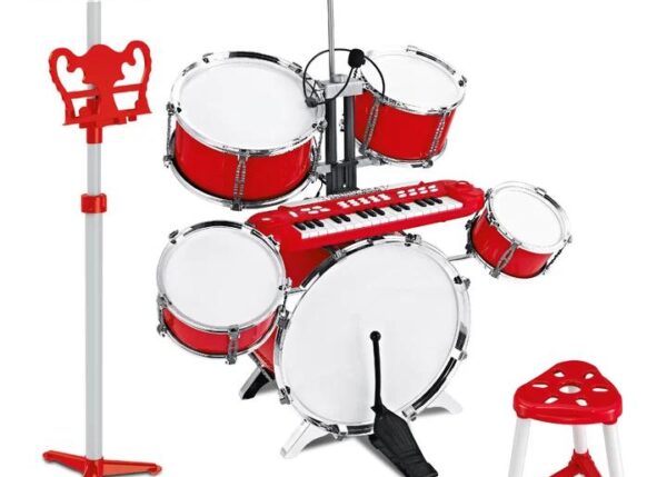 BATTERIA JAZZ&DRUM C/TASTIERA ELETTRON. ART.122678