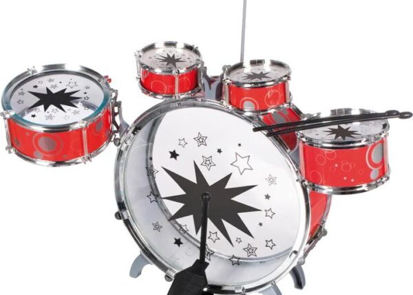 BATTERIA ROCK BABY BAND ROSSA ART.100690