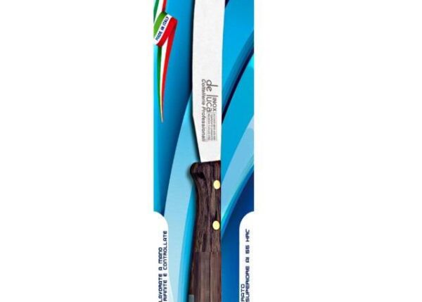 COLTELLO SPALMABURRO MANICO LEGNO 11CM $