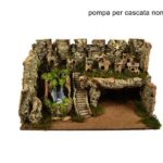 PAESAGGIO VUOTO C/CASETTE CASCATA E PONTICELLO 59X35X35CM ART. 40626. FR000146