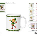 TAZZONE MUG 325CC DECORO ELFO 6 ASS ART.XNA19016121
