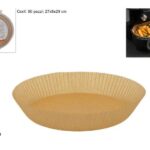 CARTA DA FORNO TONDA PER FRIGGITRICE AD ARIA 50PZ 20CM ART.DEV25014141