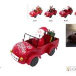 AUTO CON SOGGETTO NATALIZIO IN LATTA CON LUCE 4ASS ART.XNA24053531