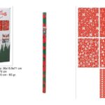 ROTOLO CARTA REGALO ROSSA NATALIZIA 60GR 70X200CM ART.XNA25007781