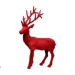 RENNA 85CM ROSSO FLOCCATO ART.XNA25014141