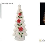 ALBERO DI NATALE CON FIORI CON LUCE ART.XNA25035331