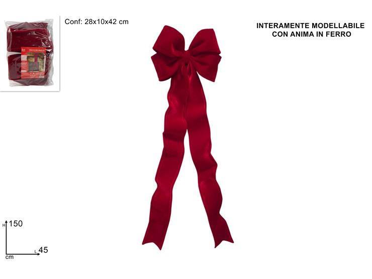 FIOCCO VELLUTO BORDEAUX 45X150CM INTERAMENTE MODELLABILE CON ANIMA ART.XNA25037967 FIOCCO VELLUTO BORDEAUX 45X150CM INTERAMENTE MODELLABILE CON ANIMA ART.XNA25037967