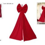 FIOCCO EFFETTO VELLUTO 100X320 CM ROSSO ART.XNA25061551