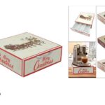 CASSETTO LEGNO PORTACIALDE30X30X10 DECORO NATALIZIO 3ASS ART.XNA26001231