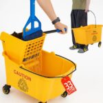 SECCHIO LAVAPAVIMENTI CON STRIZZATORE A12297 33LT