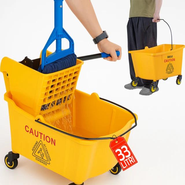 SECCHIO LAVAPAVIMENTI CON STRIZZATORE A12297 33LT SECCHIO LAVAPAVIMENTI CON STRIZZATORE A12297 33LT