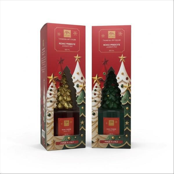 DIFFUSORE DI FRAGRANZA LINEA NATALE PINO ROSSO PASSIONE ASS. C/BACCHETTI IN FIBRA ART.38794 - DIFFUSORE DI FRAGRANZA LINEA NATALE PINO ROSSO PASSIONE ASS. C/BACCHETTI IN FIBRA ART.38794 -