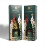 DIFFUSORE DI FRAGRANZA LINEA NATALE PINO ARANCIA & CANNELLA ASS. C/BACCHETTI IN FIBRA ART.38824 -
