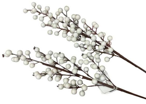 PICK BACCHE BIANCO IN PLASTICA 10X7XH.64 CM DESIGN ASS. ART.40933 -