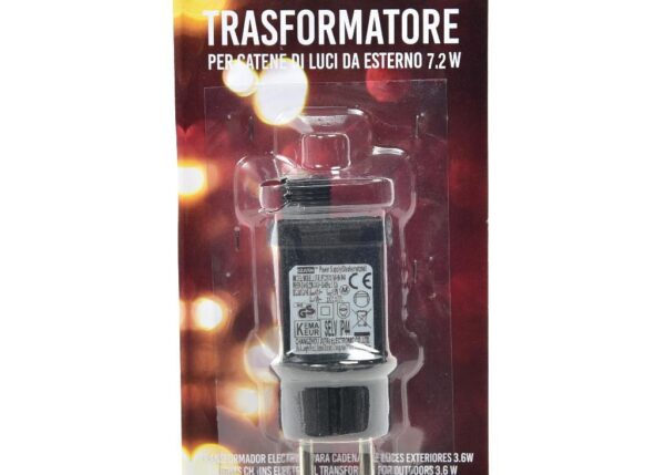 TRASFORMATORE DA ESTERNO CON 8 GIOCHI E MEMORIA 7.2W 31V D.10XH.20 CM ART.64304 -