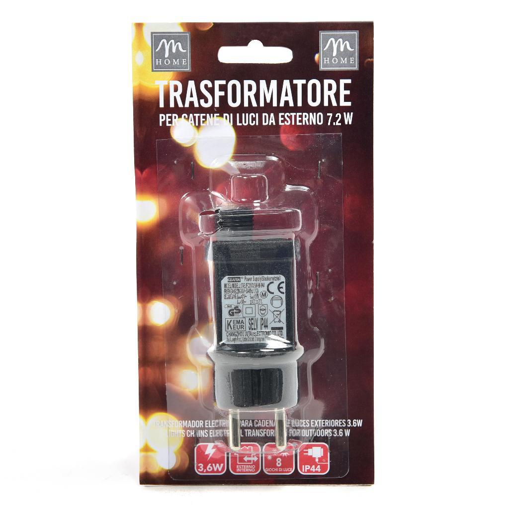 TRASFORMATORE DA ESTERNO CON 8 GIOCHI E MEMORIA 7.2W 31V D.10XH.20 CM ART.64304 - TRASFORMATORE DA ESTERNO CON 8 GIOCHI E MEMORIA 7.2W 31V D.10XH.20 CM ART.64304 -