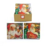 TOVAGLIOLI IN CONFEZIONE 20 PZ 33X33 IN CARTA CONFEZIONE 16.5X16.5 CM DESIGN ASS. ART. 65803 -