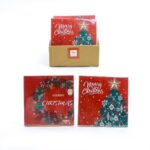 TOVAGLIOLI IN CONFEZIONE 20 PZ 33X33 IN CARTA CONFEZIONE 16,5X16,5 CM ART.65827 -