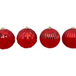 PALLA DOUBLE ROSSO IN PLASTICA D. 15 CM DESIGN ASSORTITI ART.97088 -