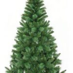 ALBERO DI NATALE COURMAYEUR H.180CM INNEVATO 100% PVC 455 RAMI D.96XH.180 CM ART.00504 -