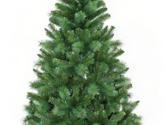 ALBERO DI NATALE COURMAYEUR H.180CM INNEVATO 100% PVC 455 RAMI D.96XH.180 CM ART.00504 -