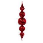 PENDENTE MAGNUM 5 PALLE LAMINATO ROSSO IN PLASTICA 20X20XH.94 CM ART.02690 -