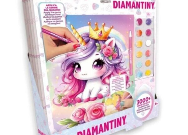 DIAMANTINY KAWAII UNICORN BLISTER ASSORTIMENTO 2 ART.90032