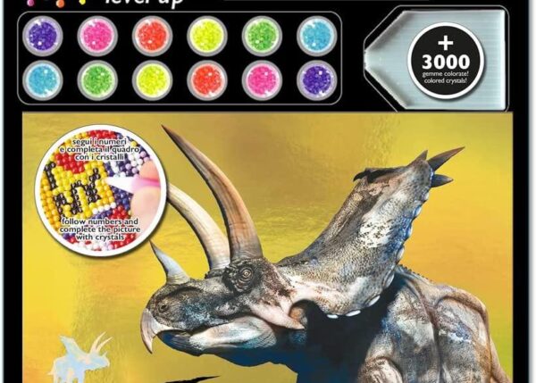 DIAMANTINY LEVEL UP DINOSAURS TRICERATOPE ART.96403