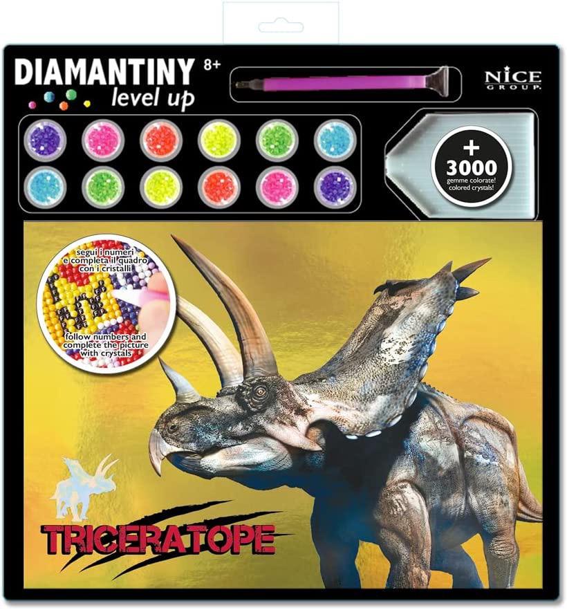 DIAMANTINY LEVEL UP DINOSAURS TRICERATOPE ART.96403 DIAMANTINY LEVEL UP DINOSAURS TRICERATOPE ART.96403